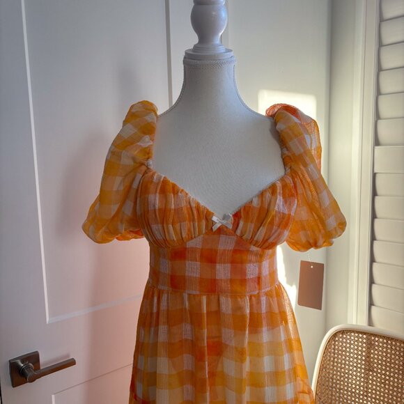 FOR LOVE & LEMONS | Mimosa Maxi Dress | Size M - Picture 3 of 7